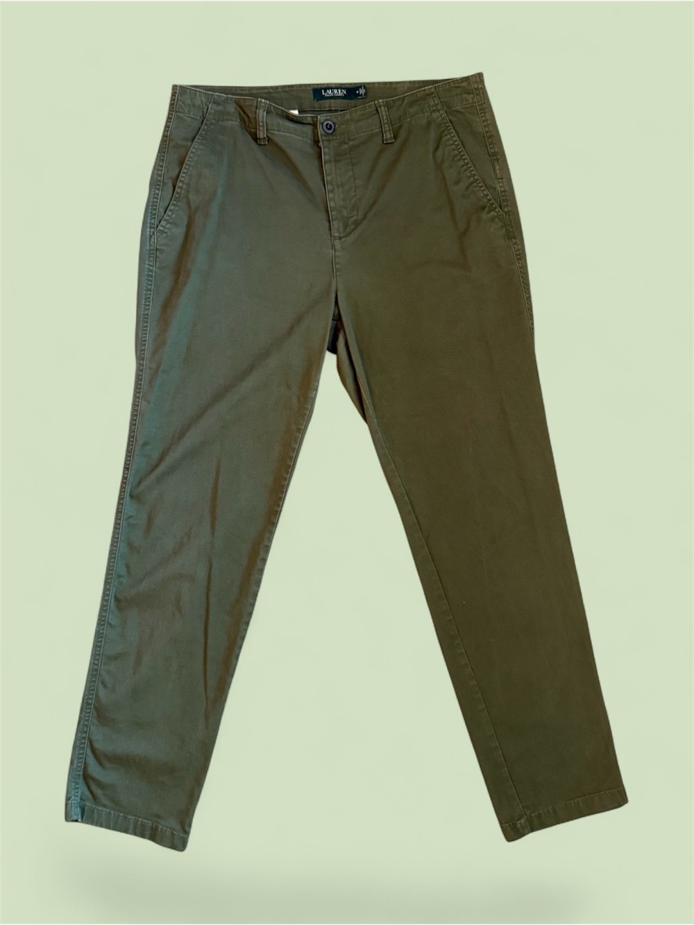 Lauren Ralph Lauren Women's Olive Chino Pants